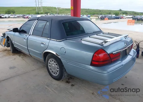 2004 Mercury Grand Marquis Gs from USA, damaged, VIN 2MEFM74WX4X611598